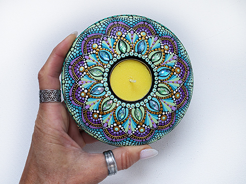 Mandala svečnik L_1